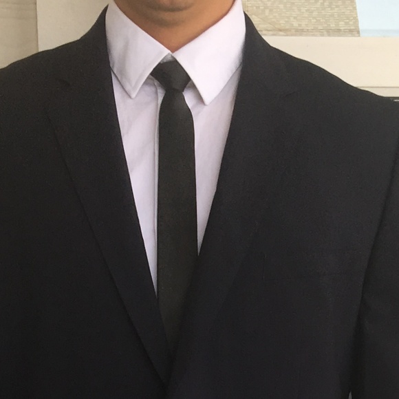 HUGO BOSS Dark Blue Blazer Size 44R - Picture 2 of 8